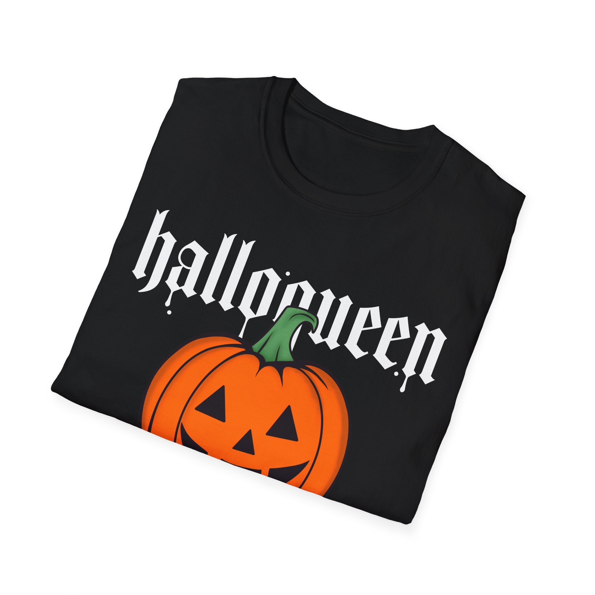 "Spooky Halloween" Pumpkin and Ghost Graphic T-Shirt - Unisex Comfort Fit, Festive Halloween Apparel