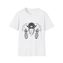 Men's Cowboy Gunslinger Graphic T-Shirt - Western Outlaw Design