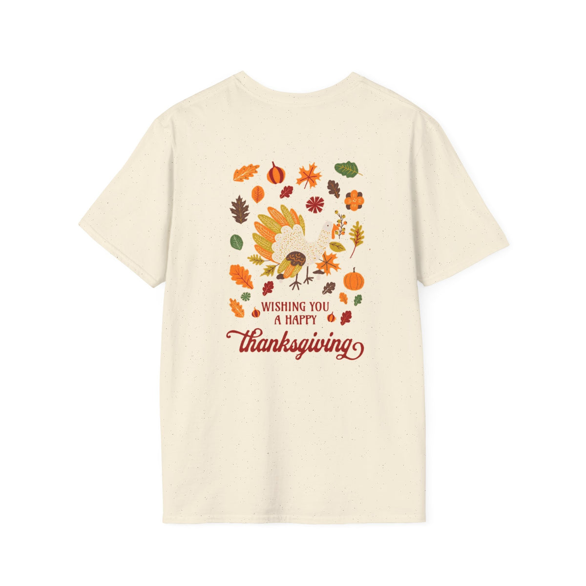 Thanksgiving Floral T-Shirt - Festive Fall Blooms Design for Women & Men