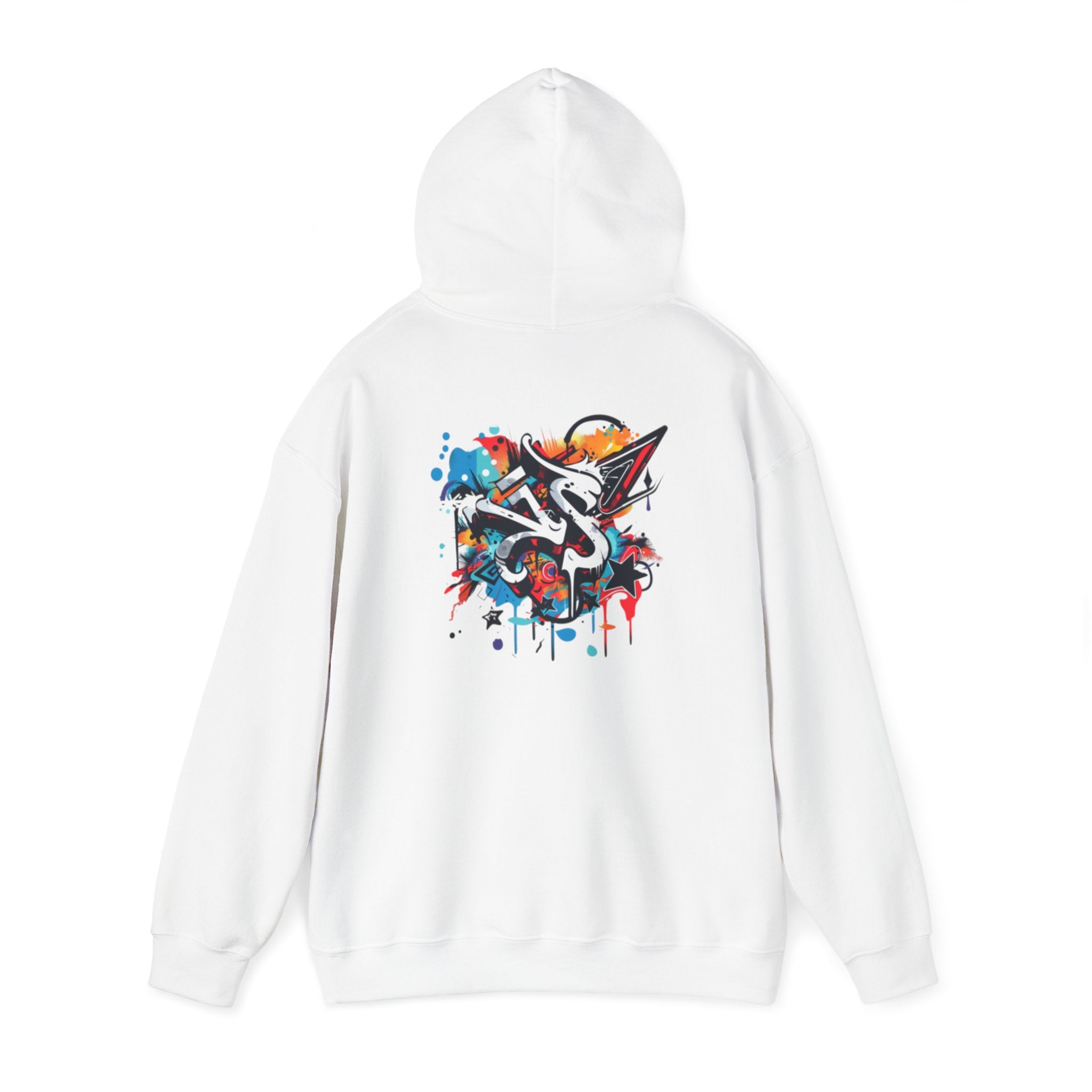 Unisex Streetwear Hoodie with Bold Graffiti Design The Ultimate Blend of Comfort and Style