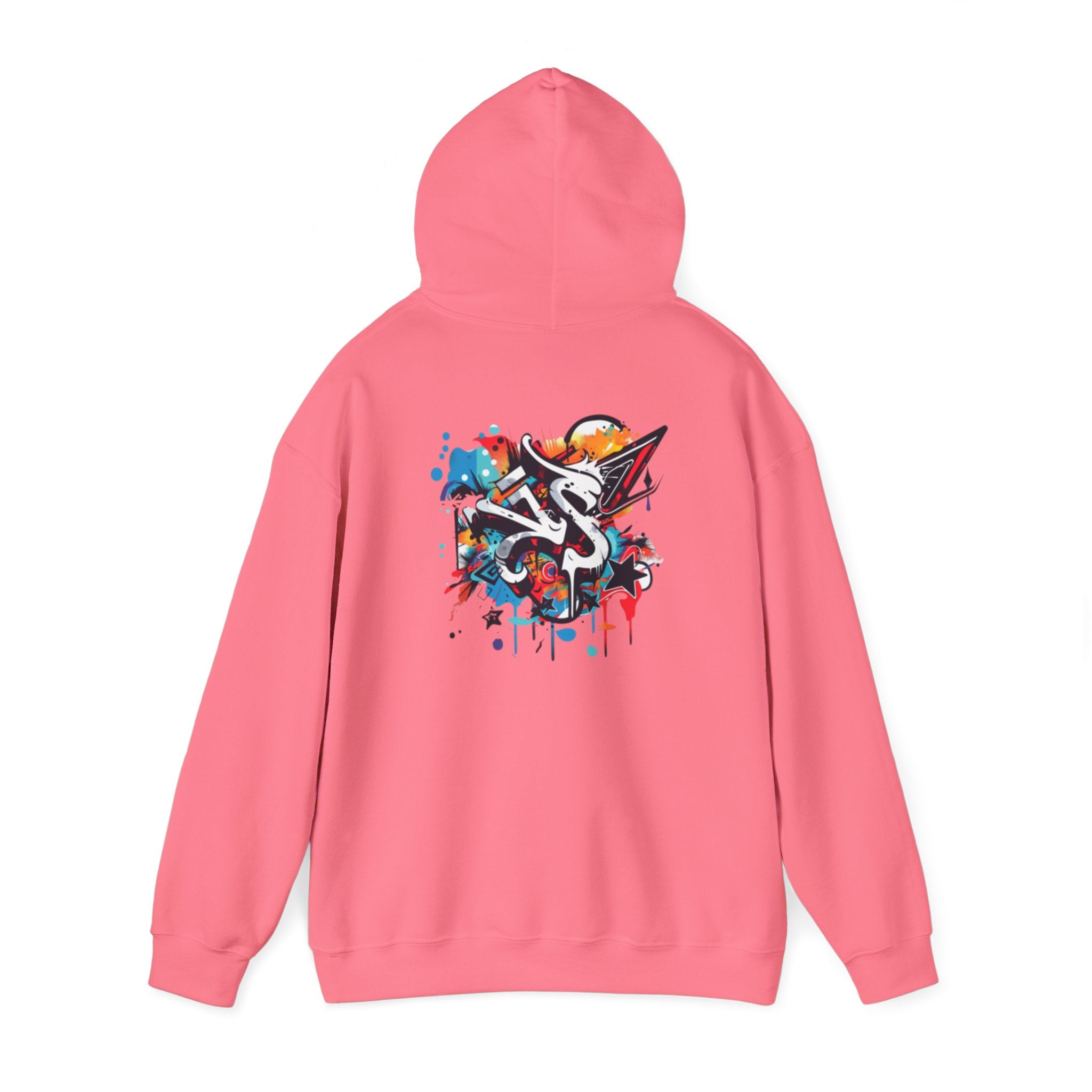 Unisex Streetwear Hoodie with Bold Graffiti Design The Ultimate Blend of Comfort and Style