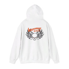 Independent Cycle Skull Hoodie - Bold Biker Style with Winged Skull Design