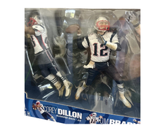 Patriots’ Elite Trio: Tom Brady, Corey Dillon & Tedy Bruschi - Exclusive McFarlane Collectible Set