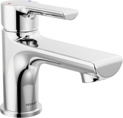 Peerless Flute Single Hole Bathroom Faucet, Single Handle Bathroom Faucet Chrome, Bathroom Sink Faucet, 0.5 GPM Flow Rate, Metal Drain Assembly, Chrome P1512LF-M-0.5