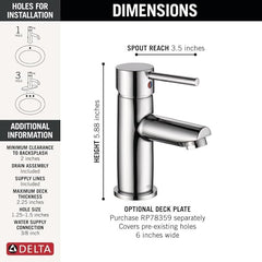 DELTA FAUCET 559LF-GPM-PP, Chrome