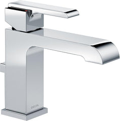 Delta Faucet Ara Single Hole Bathroom Faucet, Single Handle Bathroom Faucet Chrome, Bathroom Sink Faucet, Chrome 567LF-MPU