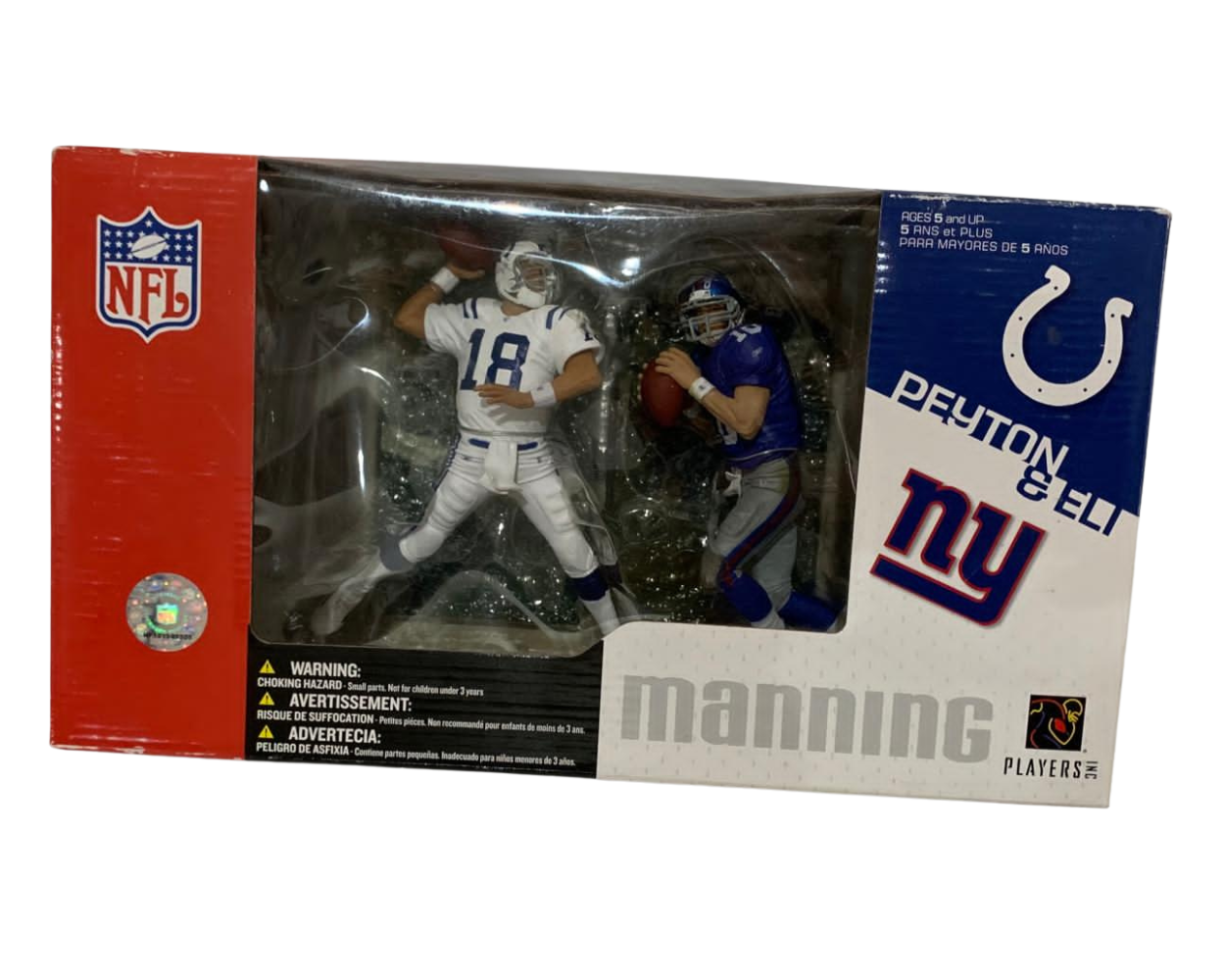 Exclusive NFL Giants Legends Trio: Strahan, Barber & Burress Collectible Figures by McFarlane